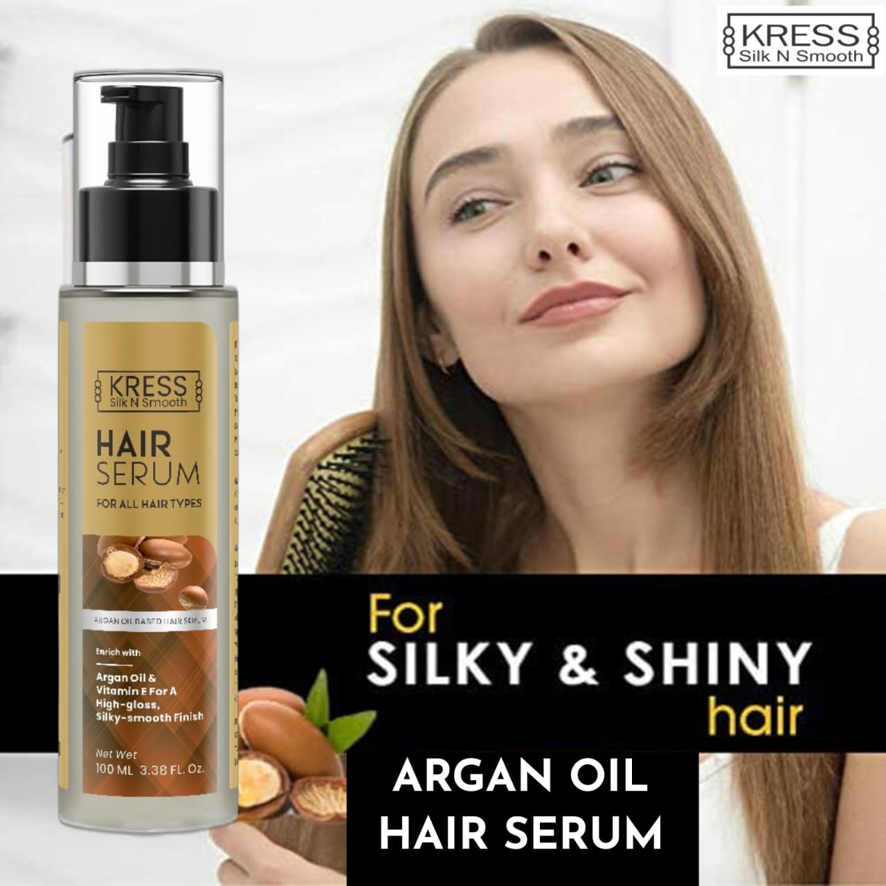 Kress Argan Oil Hair Serum 100ml